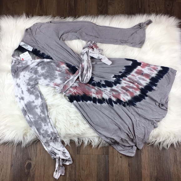 Go Couture Ivory Taupe Cedar Swirl Dress - Picture 5 of 6